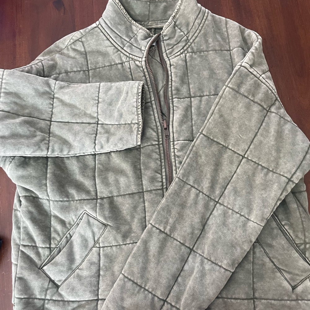 Together Quilted Olive Jacket - image 1